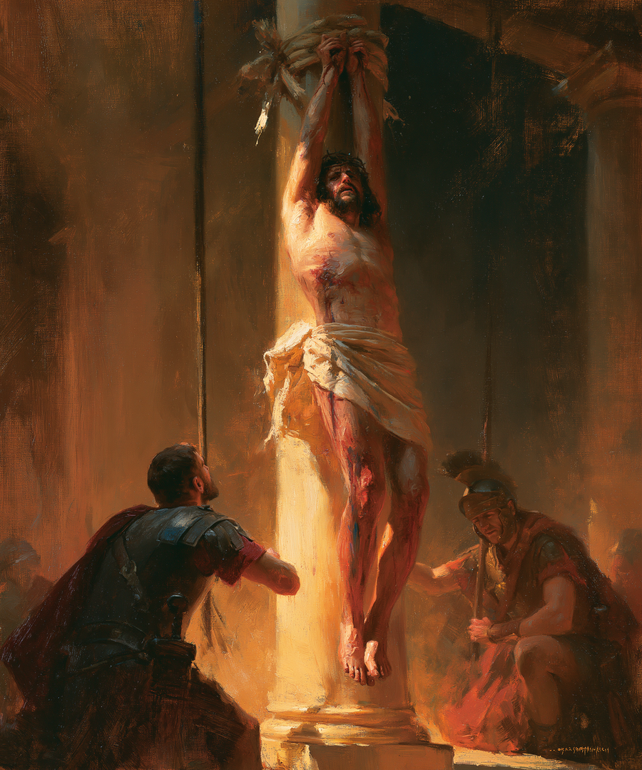 La Flagellation du Christ — Impressionniste · Portrait n° 17