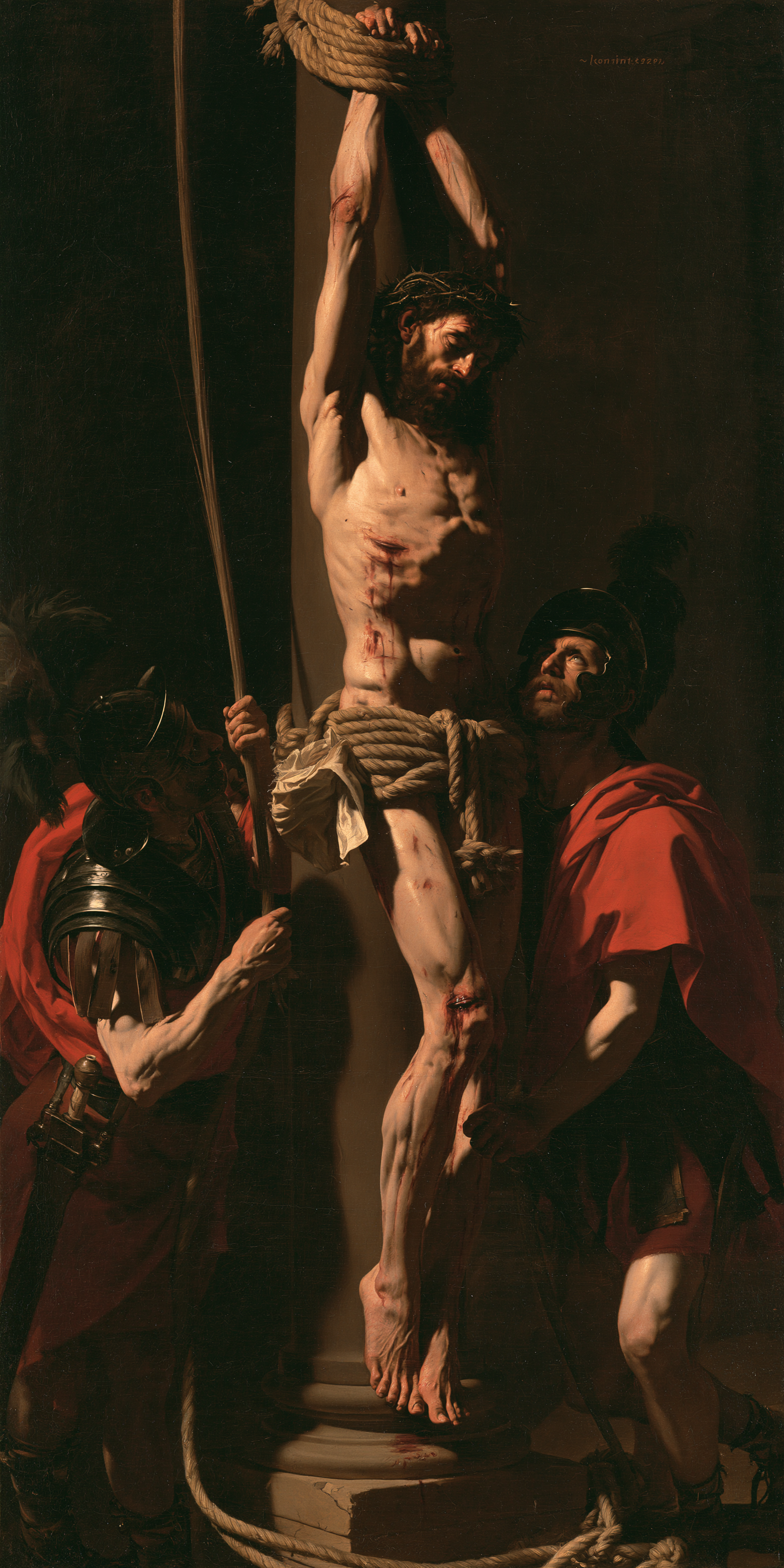 La Flagellation du Christ — Lumière divine · Portrait n° 1 — aperçu de la finition sélectionnée
