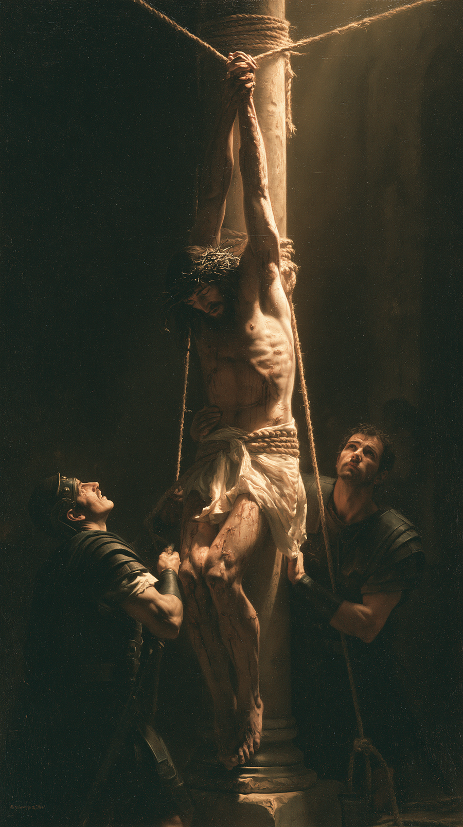 La Flagellation du Christ — Lumière divine · Portrait n° 5
