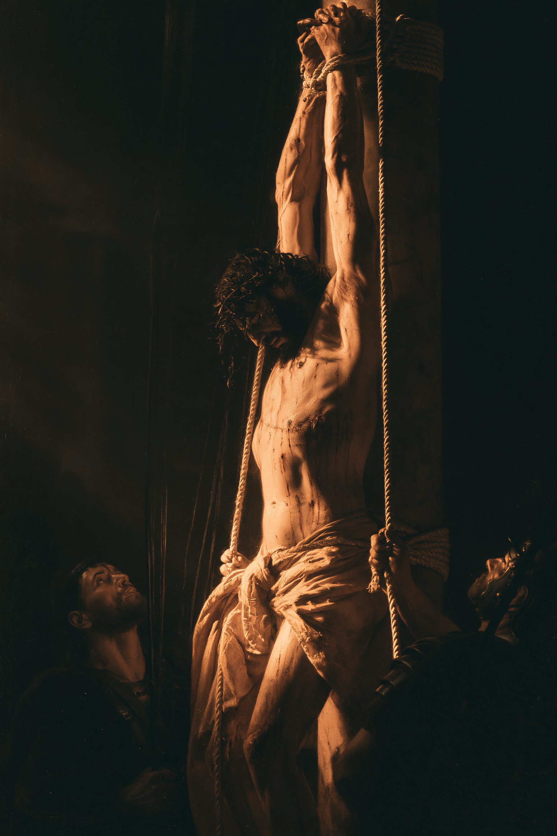 La Flagellation du Christ — Lumière divine · Portrait n° 8 — aperçu de la finition sélectionnée