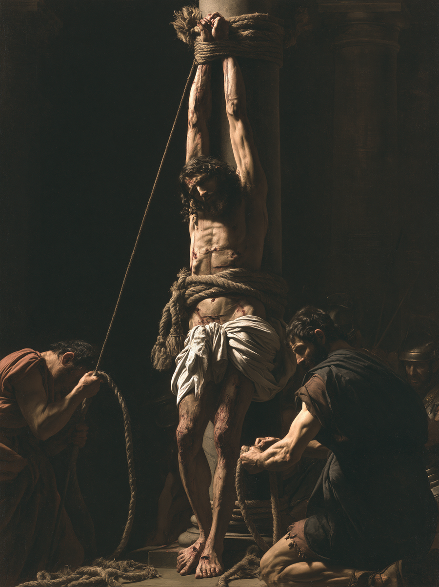 La Flagellation du Christ — Lumière divine · Portrait n° 11