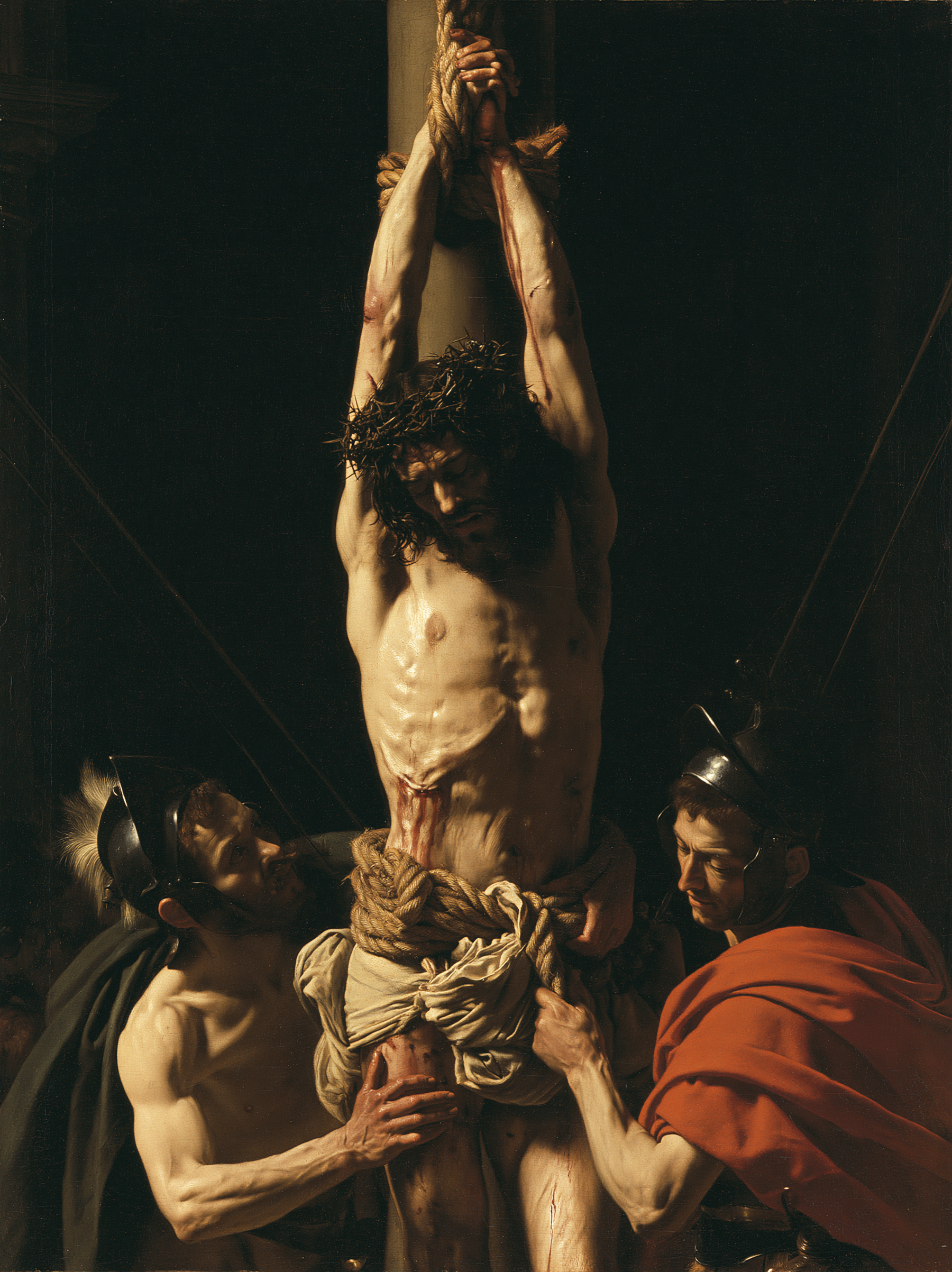 La Flagellation du Christ — Lumière divine · Portrait n° 12 — aperçu de la finition sélectionnée