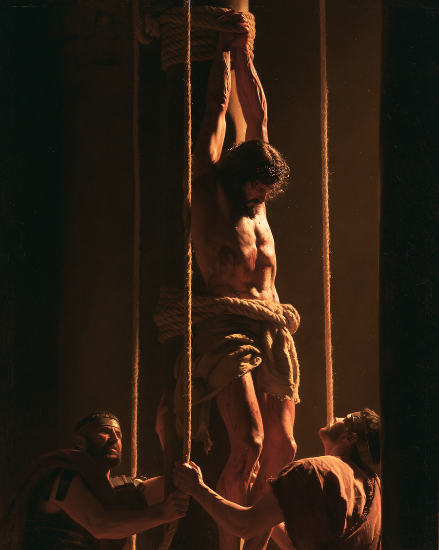 La Flagellation du Christ — Lumière divine · Portrait n° 14