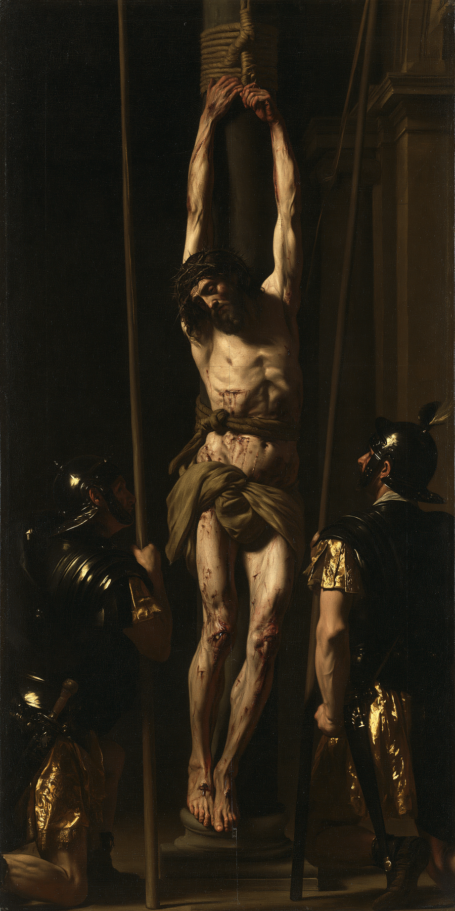 La Flagellation du Christ — Noir et or · Portrait n° 3