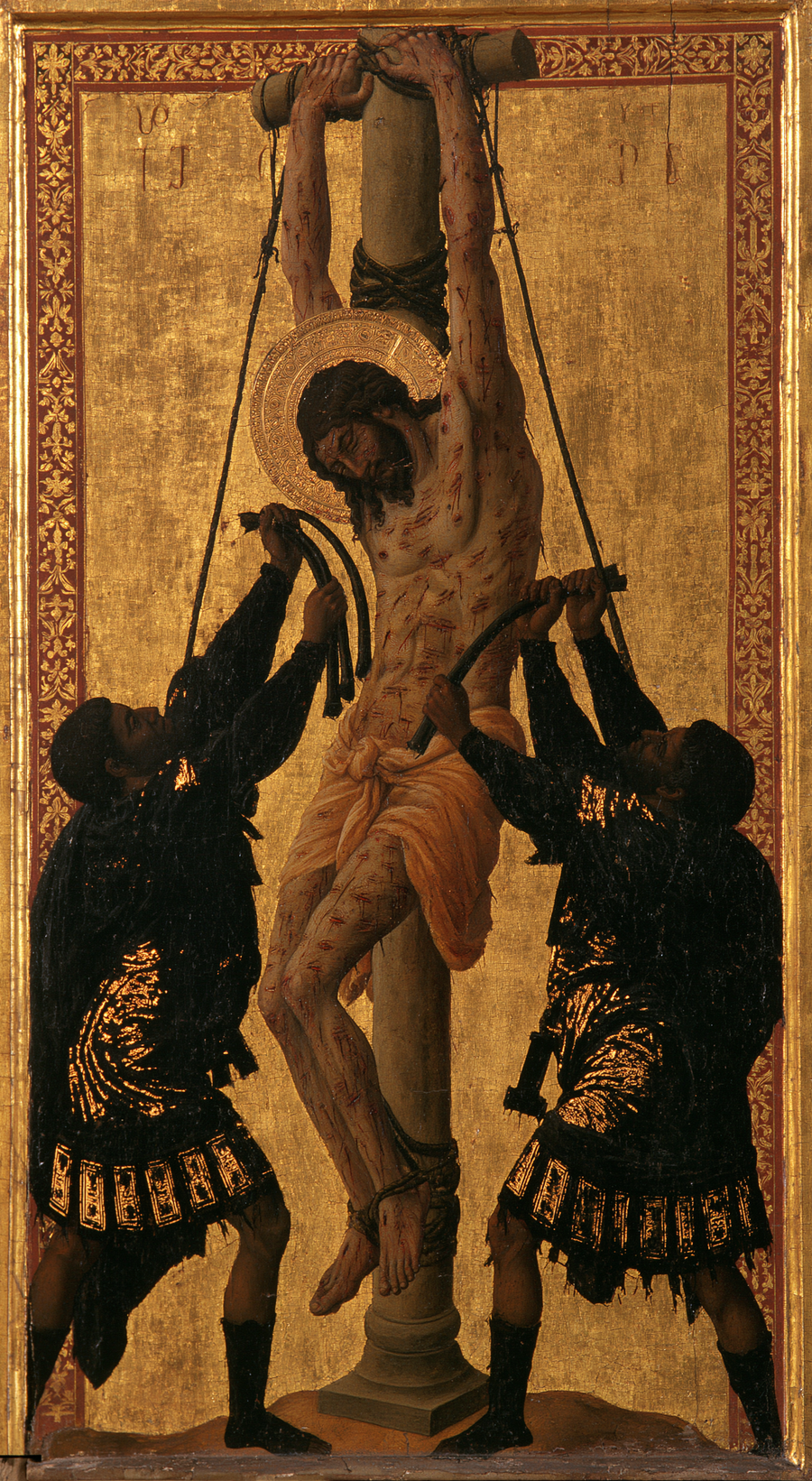 La Flagellation du Christ — Noir et or · Portrait n° 4