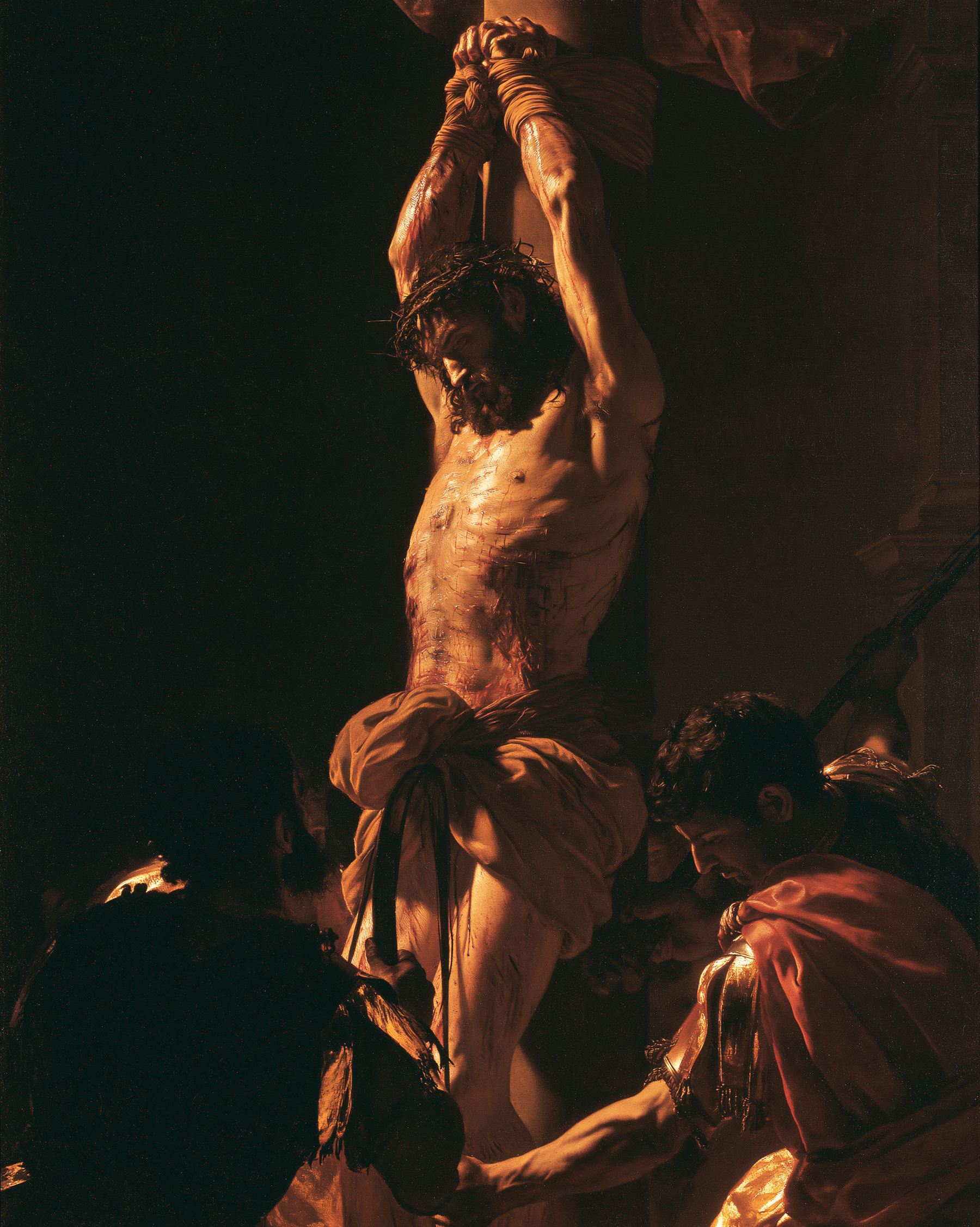 La Flagellation du Christ — Noir et or · Portrait n° 11 — aperçu de la finition sélectionnée
