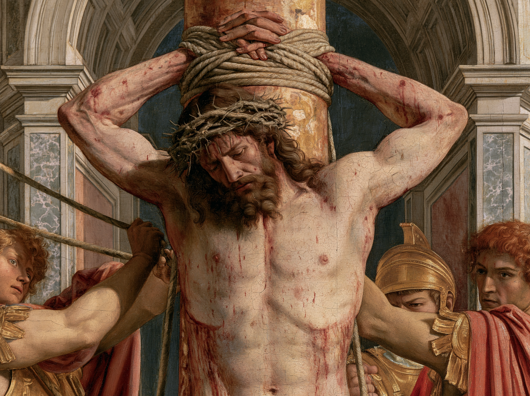 La Flagellation du Christ — Renaissance florentine · Paysage n° 1 — aperçu de la finition sélectionnée