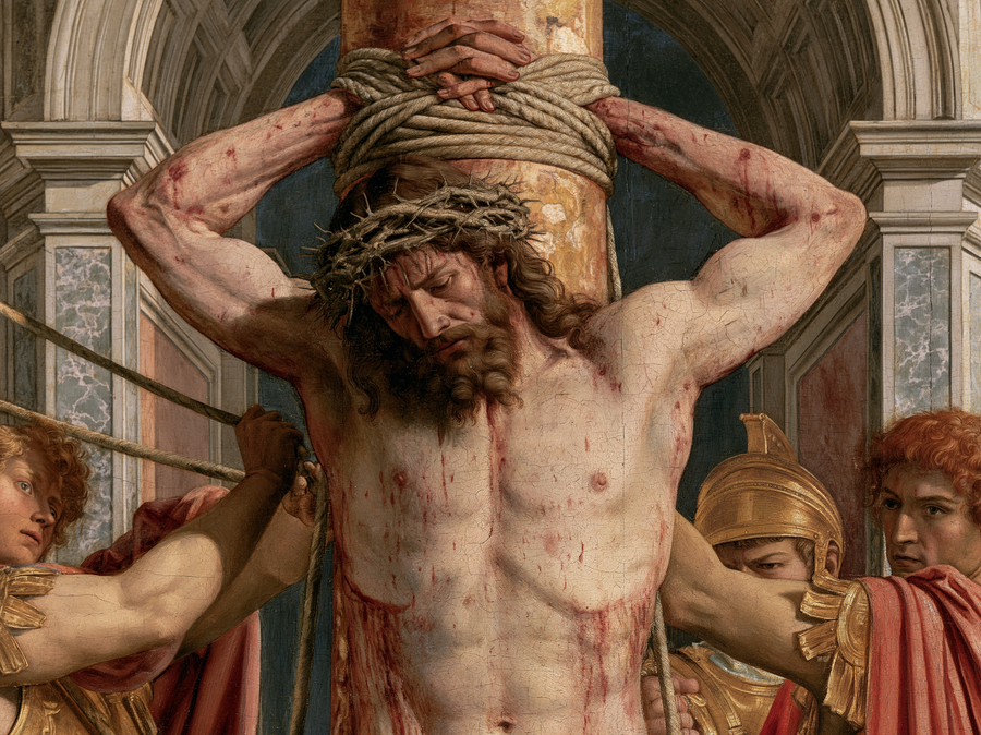 La Flagellation du Christ — Renaissance florentine · Paysage n° 1