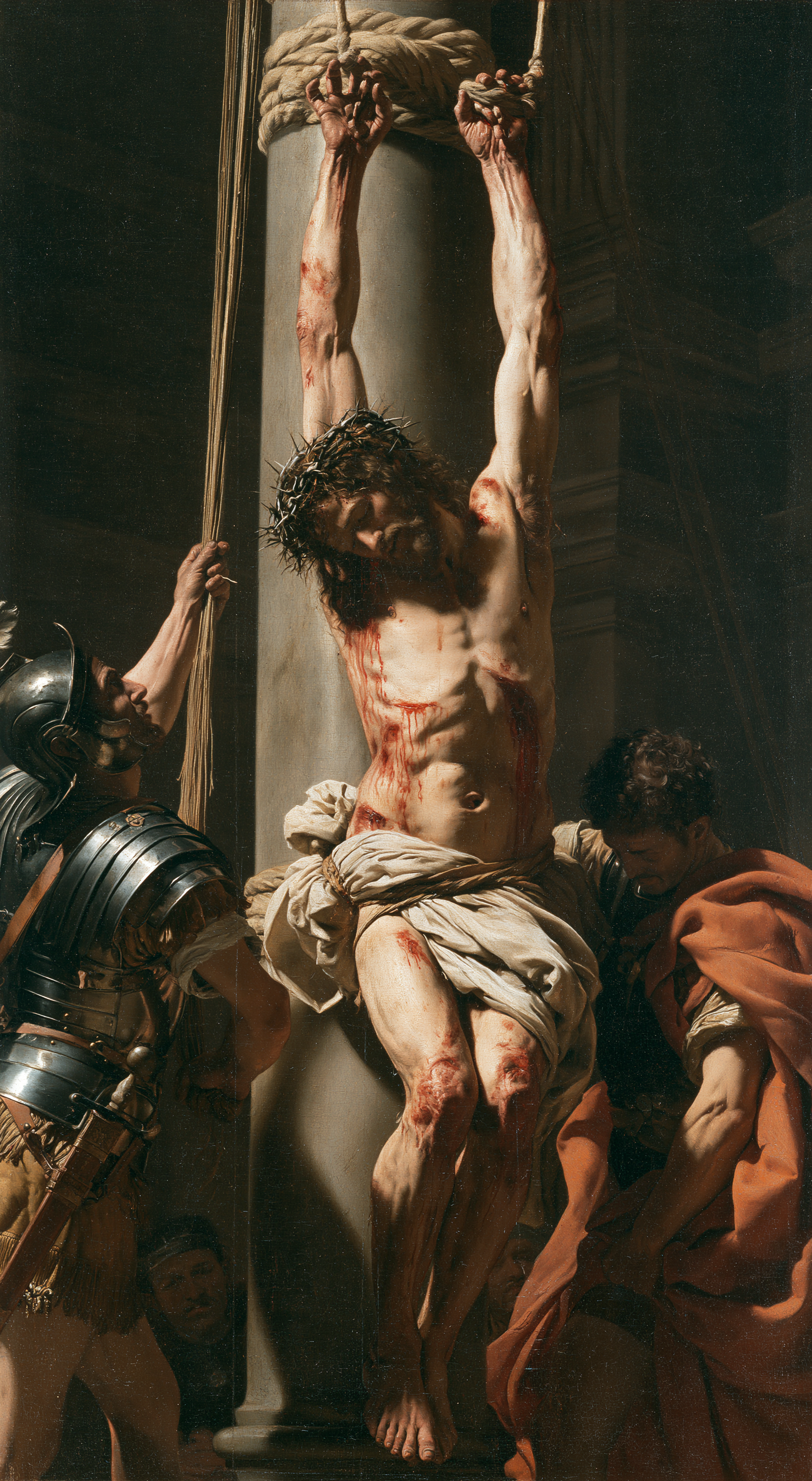 La Flagellation du Christ — Rouge du sacrifice · Portrait n° 1 — aperçu de la finition sélectionnée