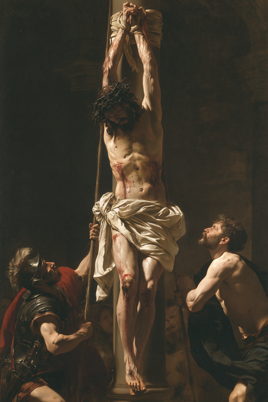 La Flagellation du Christ — Rouge du sacrifice · Portrait n° 5