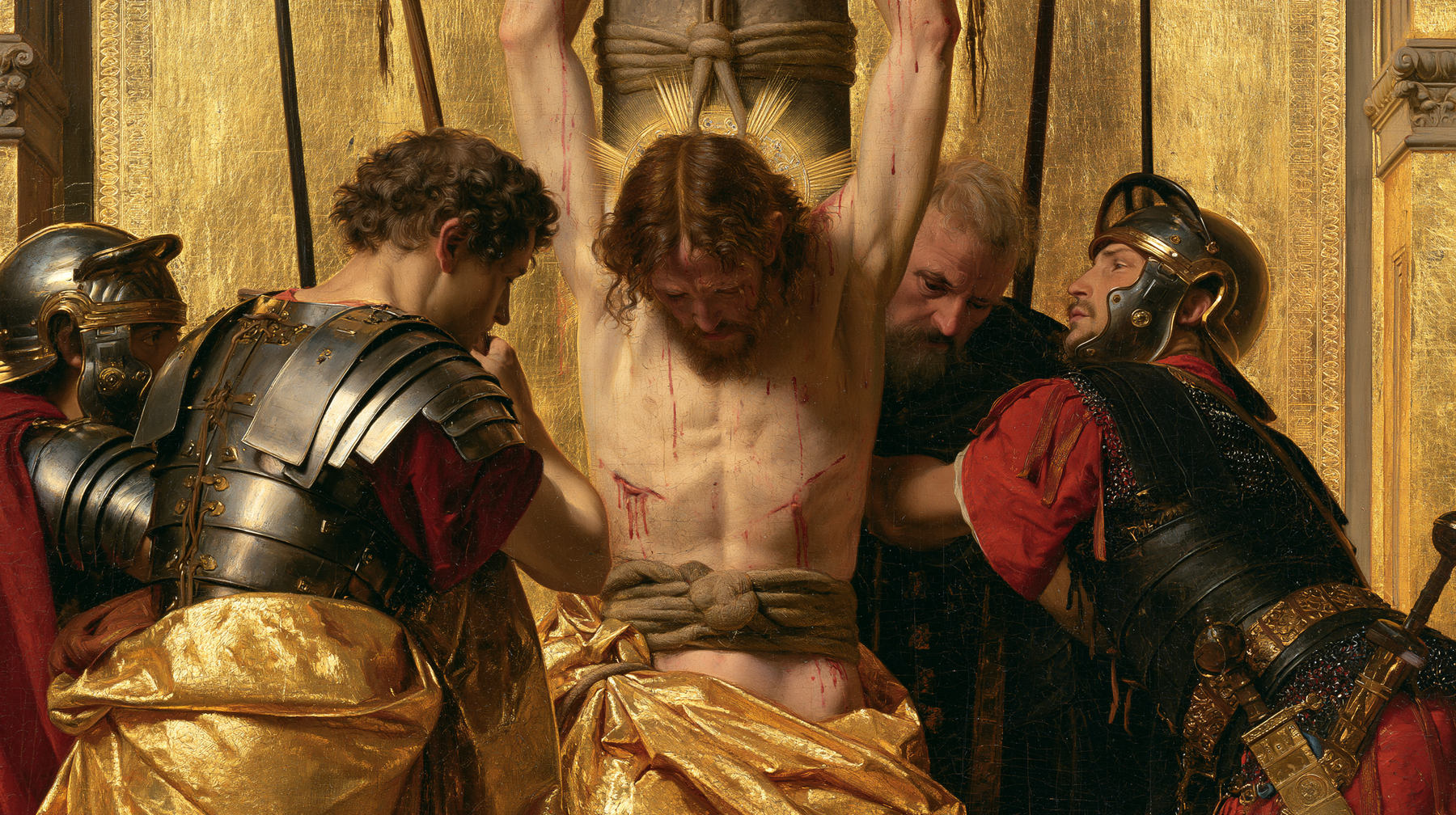 La Flagellation du Christ — Sacré doré · Paysage n° 1 — aperçu de la finition sélectionnée