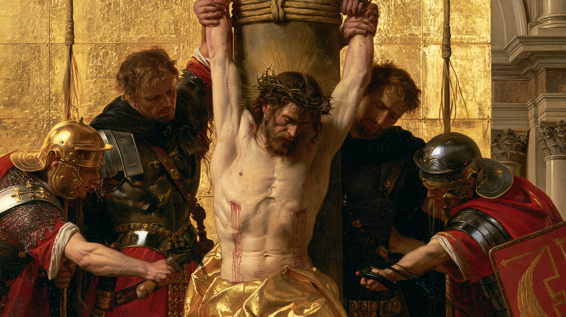 La Flagellation du Christ — Sacré doré · Paysage n° 2 — aperçu de la finition sélectionnée
