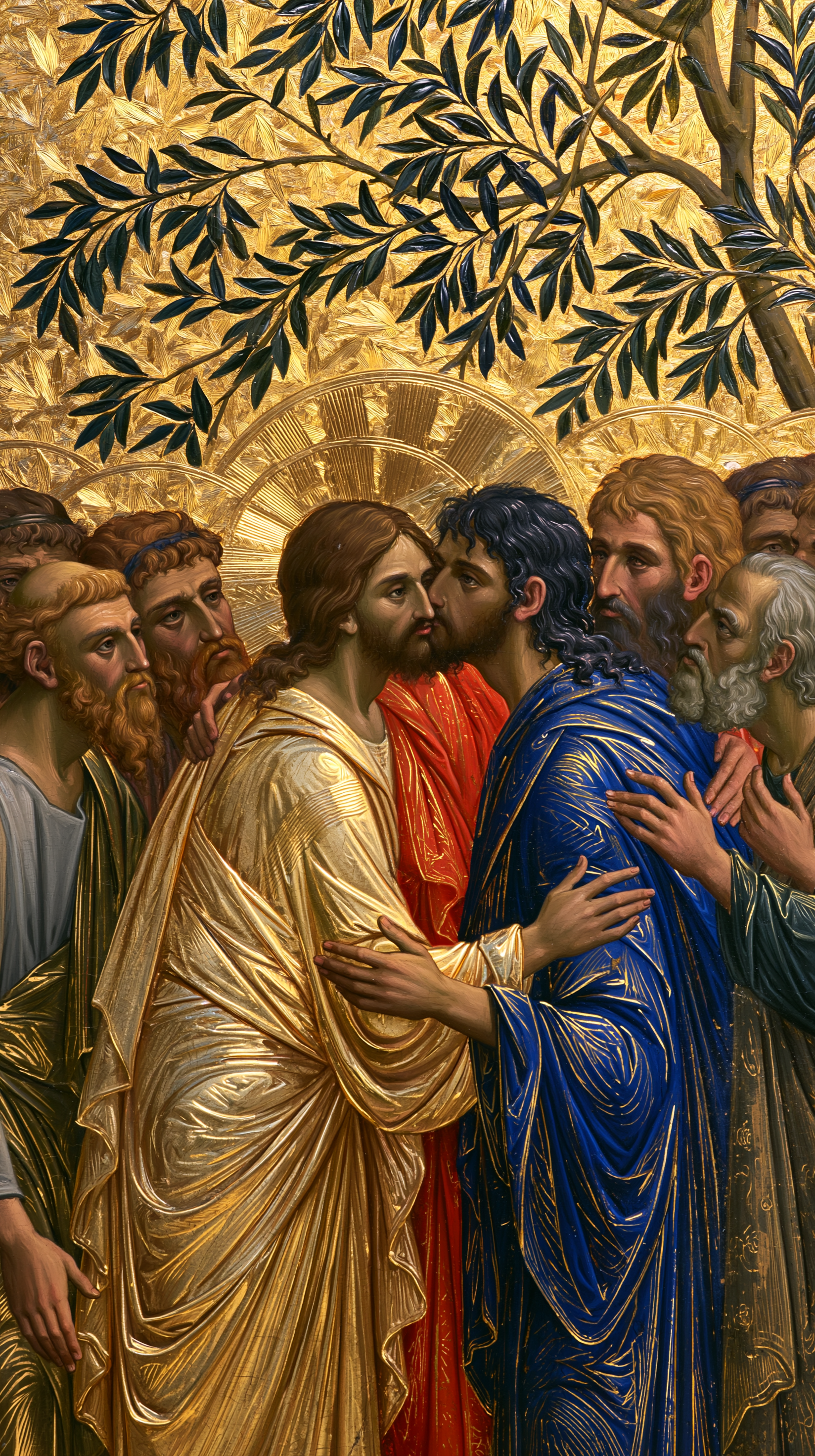 La Flagellation du Christ — Sacré doré · Portrait n° 2 — aperçu de la finition sélectionnée