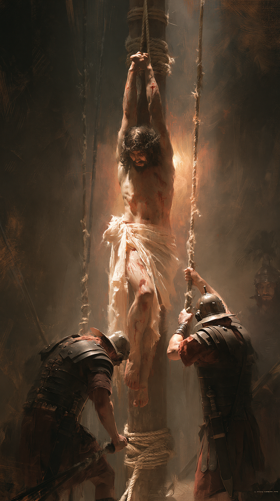 La Flagellation du Christ — Symbole central · Portrait n° 2