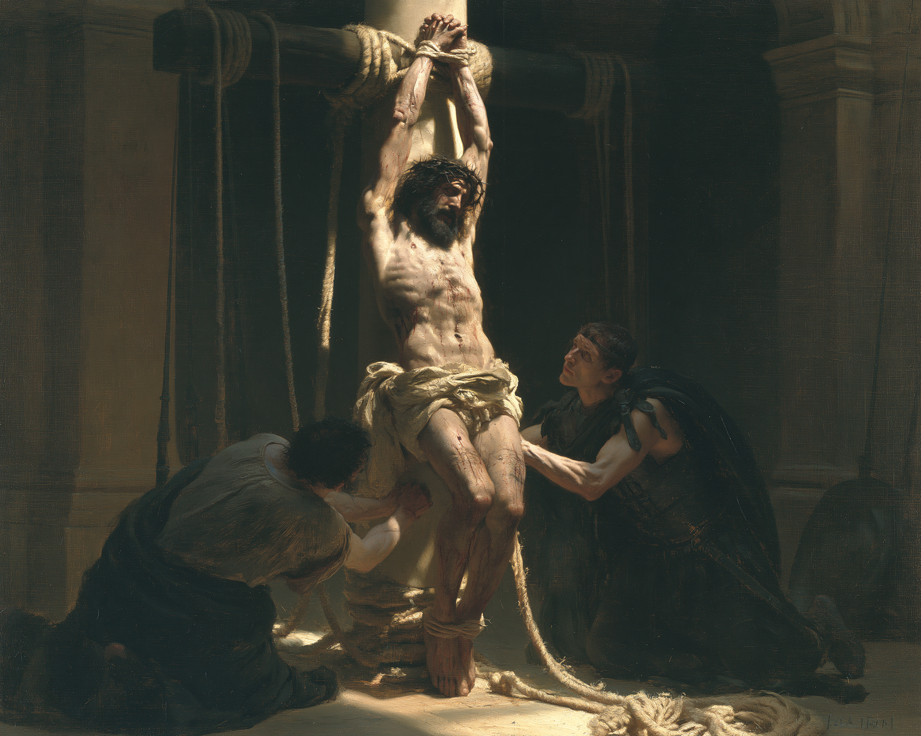 La Flagellation du Christ — Symboliste · Paysage n° 1 — aperçu de la finition sélectionnée