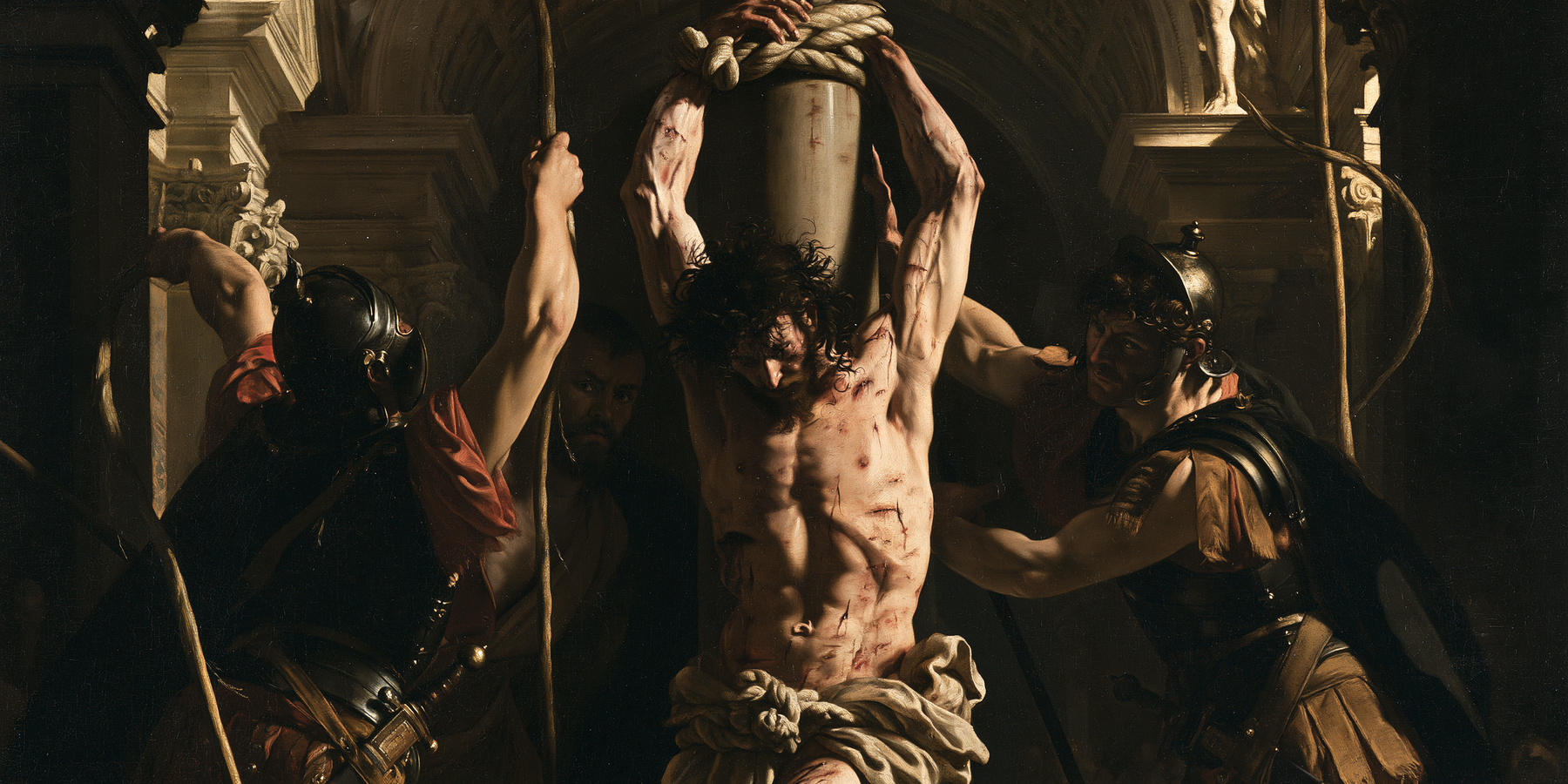 La Flagellation du Christ — Vue monumentale sacrée · Paysage n° 4 — aperçu de la finition sélectionnée