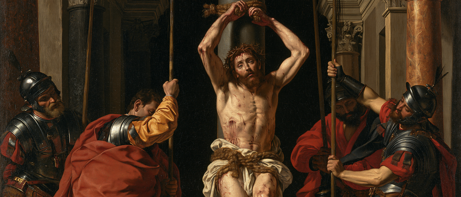 La Flagellation du Christ — Vue monumentale sacrée · Paysage n° 7