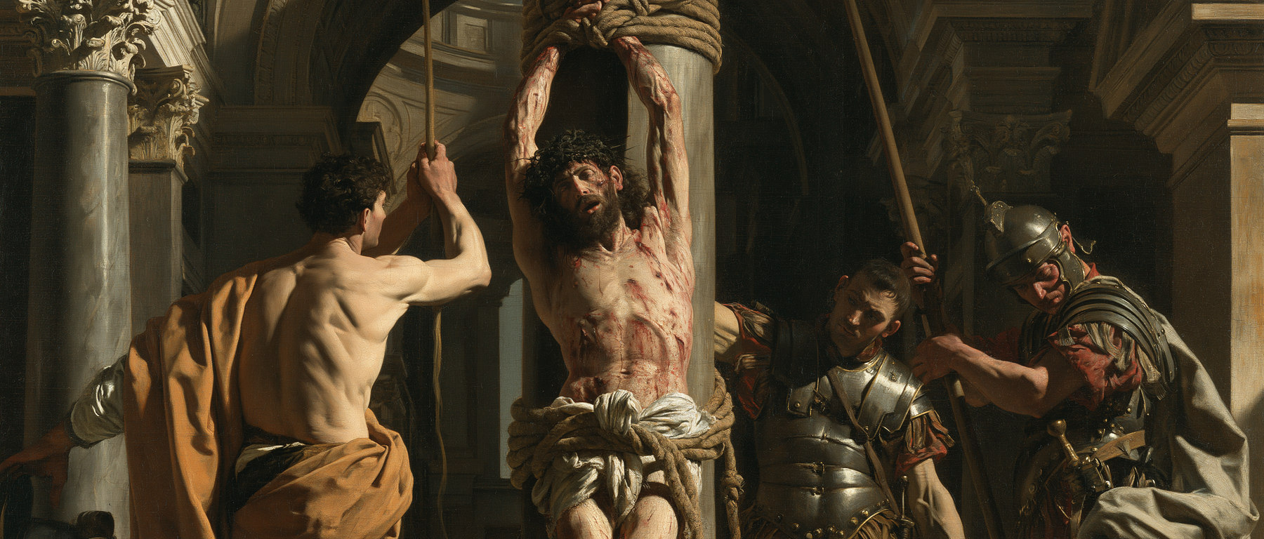 La Flagellation du Christ — Vue monumentale sacrée · Paysage n° 8 — aperçu de la finition sélectionnée