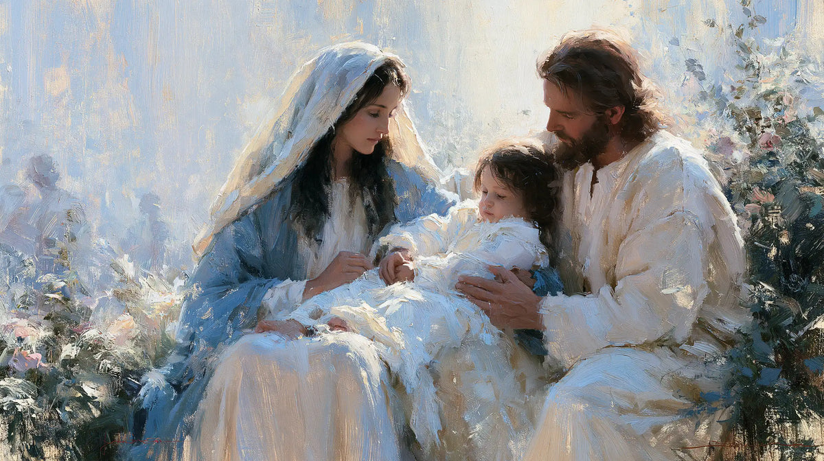 The Holy Family — The Garden of Misty Blues