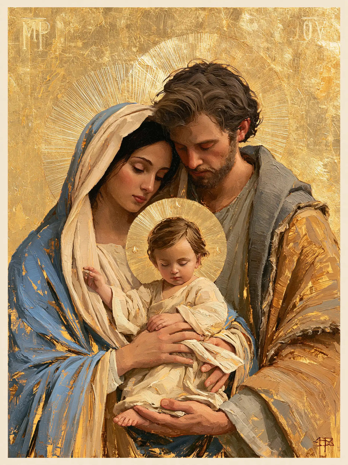 The Holy Family - Sacred Gold · Portrait n° 20
