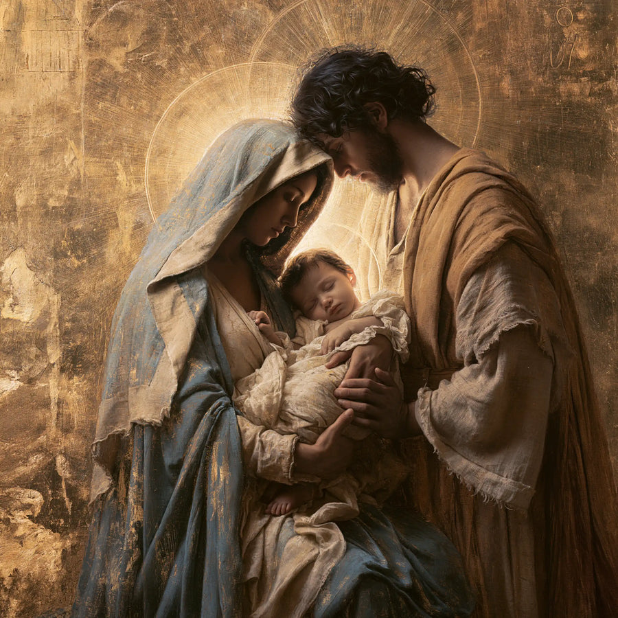 The Holy Family - Sacred Gold · Square n° 6