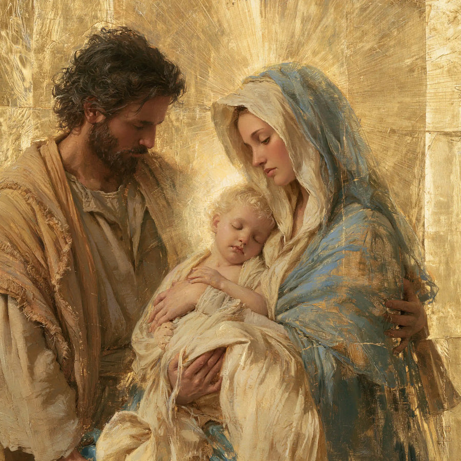 The Holy Family - Sacred Gold · Square n° 9