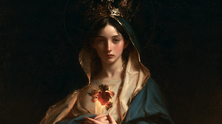 Immaculate Heart of Mary - Black and Gold · Landscape n° 16