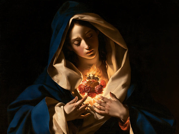 Immaculate Heart of Mary - Caravaggio Tenebrism · Landscape n° 4