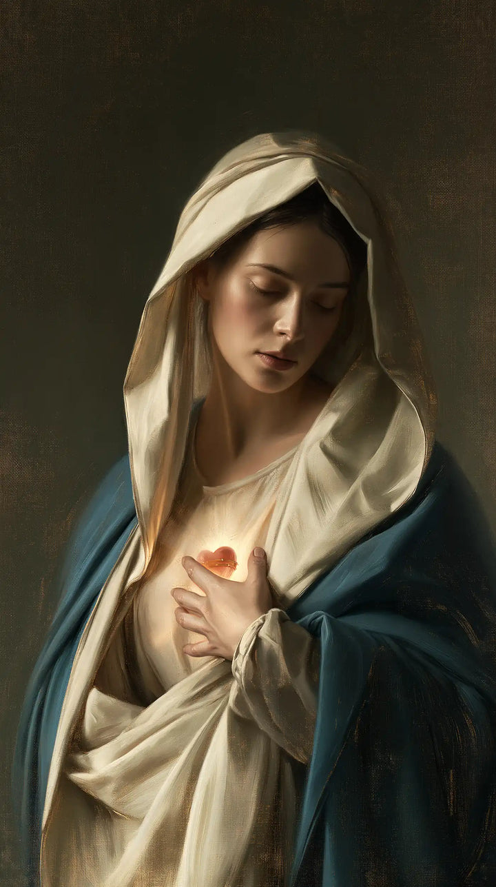 Immaculate Heart of Mary - Contemporary Minimalism · Portrait n° 5