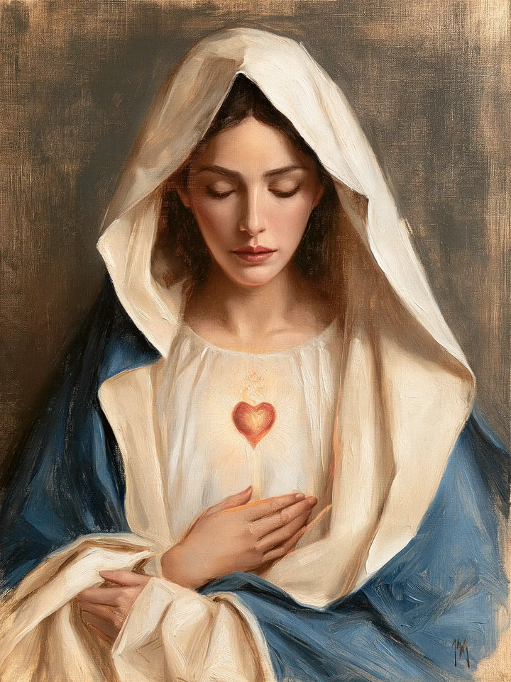 The Immaculate Heart of Mary — The Little Heart in Quiet Whiteness