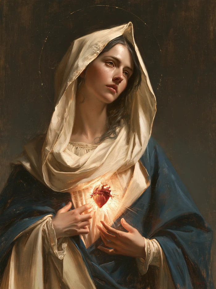 The Immaculate Heart of Mary — Light Beneath the Averted Gaze