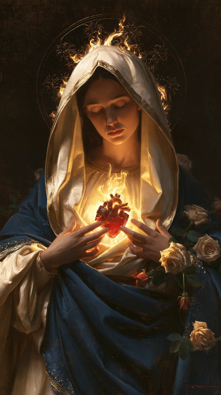 Immaculate Heart of Mary - Mary as Divine Light · Portrait n° 2