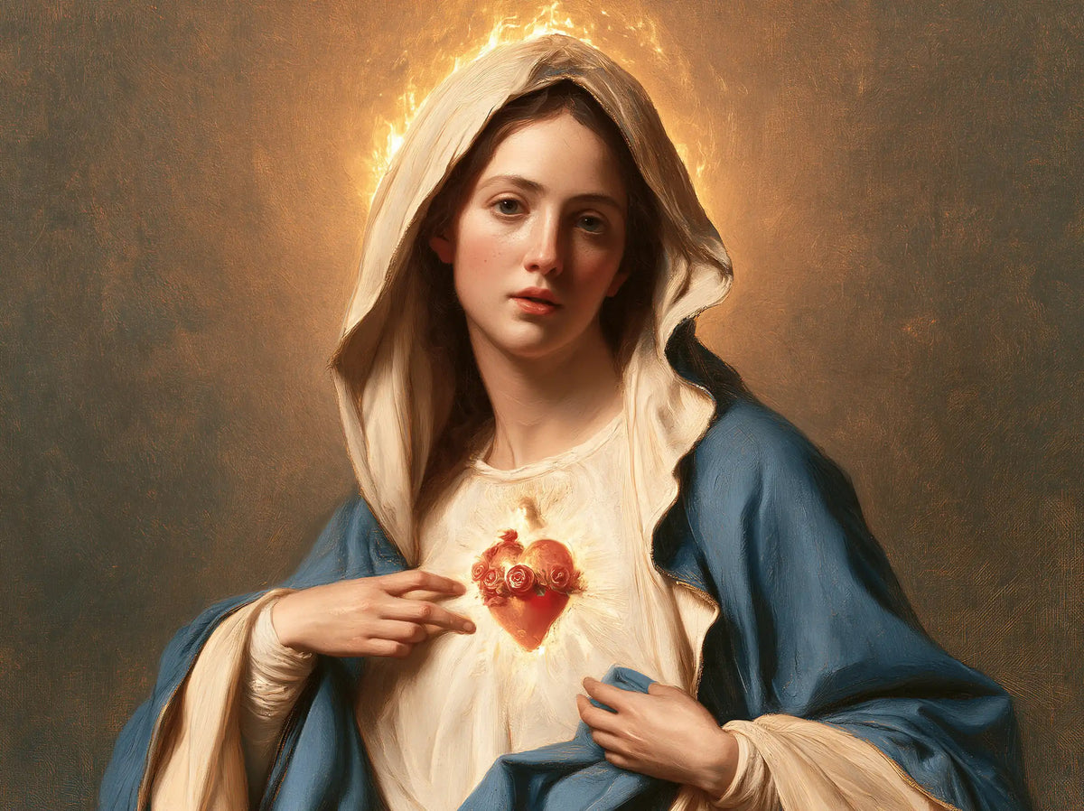 The Immaculate Heart of Mary — The Little Heart and the Restrained Gesture