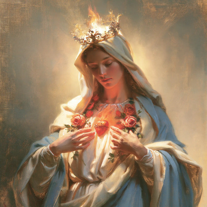 Immaculate Heart of Mary - Peace and Purity of Mary's Heart · Square n° 1