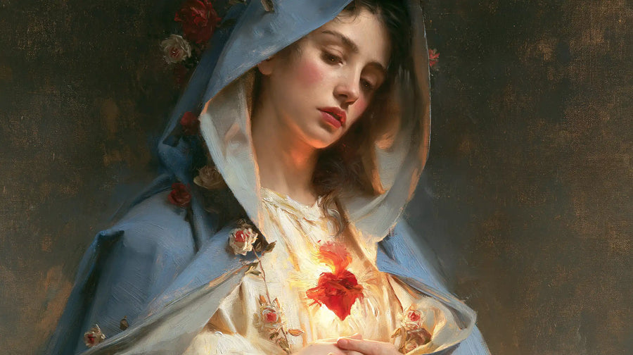 Immaculate Heart of Mary - Sacred Maternal Tenderness · Landscape n° 24
