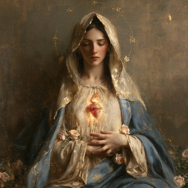 Immaculate Heart of Mary - Sacred Maternal Tenderness · Square n° 3