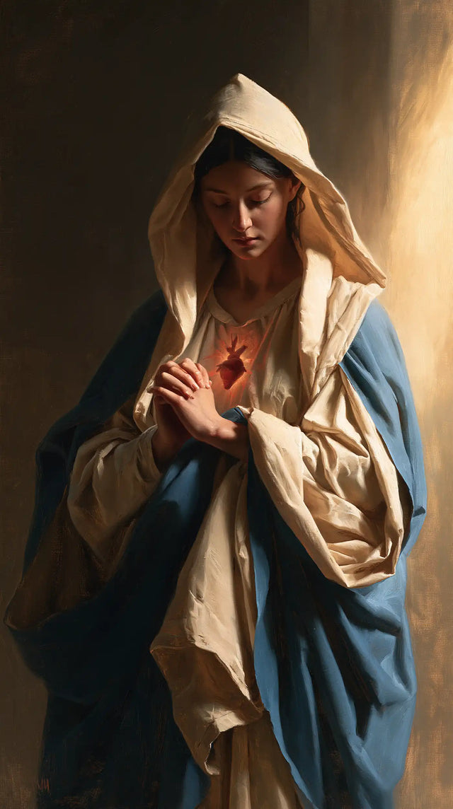 Immaculate Heart of Mary - The Silence of Devotion · Portrait n° 4