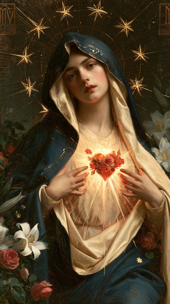 Immaculate Heart of Mary - Symbolist · Portrait n° 6