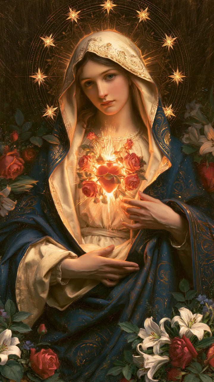 Immaculate Heart of Mary - Symbolist · Portrait n° 11