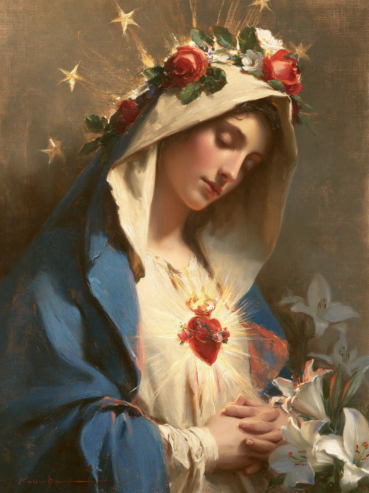 Immaculate Heart of Mary - Symbolist · Portrait n° 18