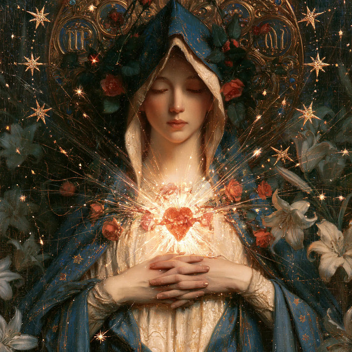 Immaculate Heart of Mary - Symbolist · Square n° 6