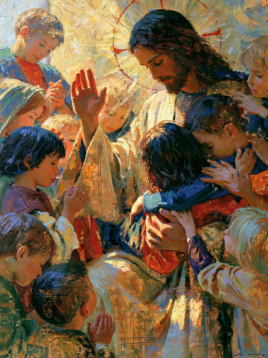 Jesus and the Children - Expressionist · Portrait n° 13