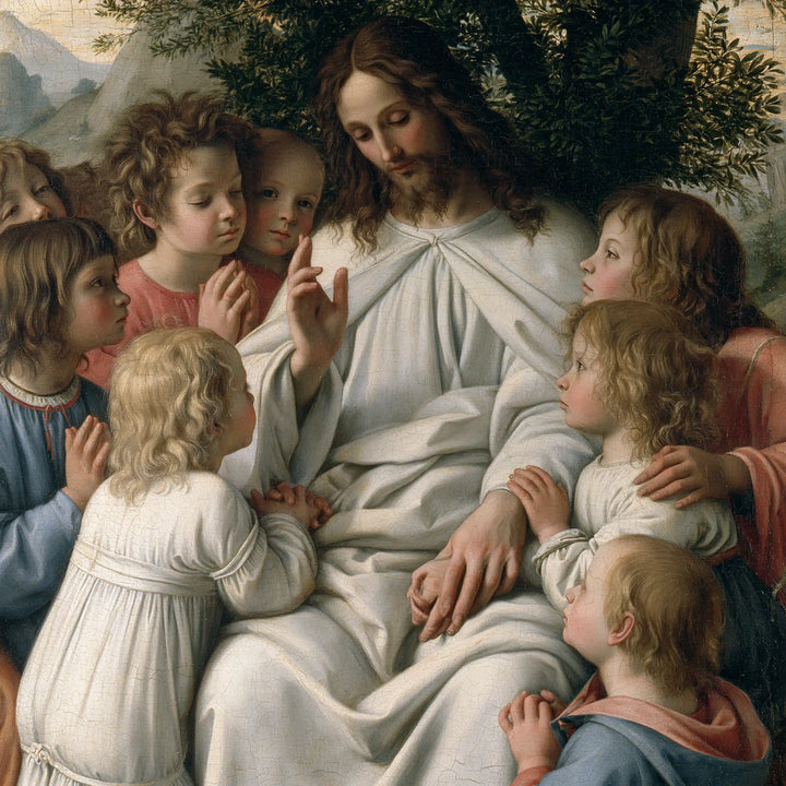 Jesus and the Children - Florentine Renaissance · Square n° 6