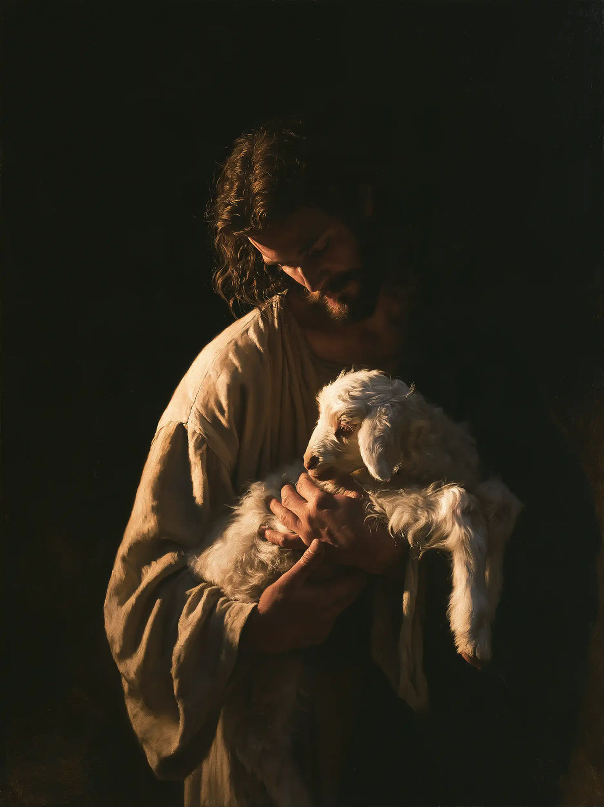 Jesus and the Lamb — The Presence in the Dark Expanse