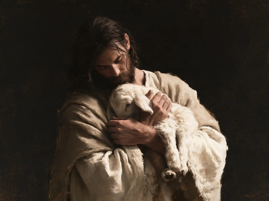 Jesus and the Lamb - Contemporary Minimalism · Landscape n° 4