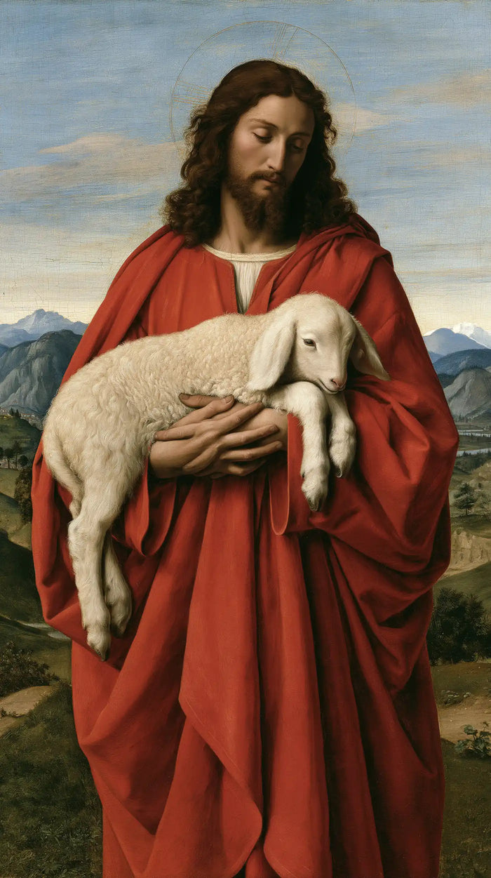Jesus and the Lamb - Florentine Renaissance · Portrait n° 5