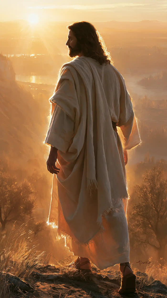 Jesus at Sunset — At the Gates of the Valley