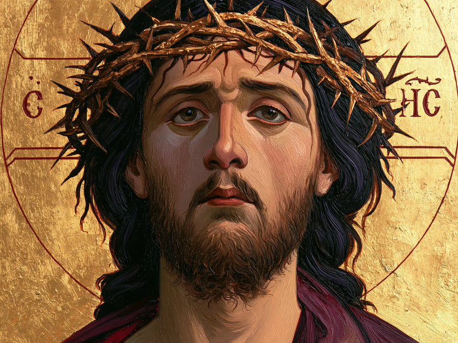 Jesus Crowned with Thorns — Heavy Eyelids in the Icon