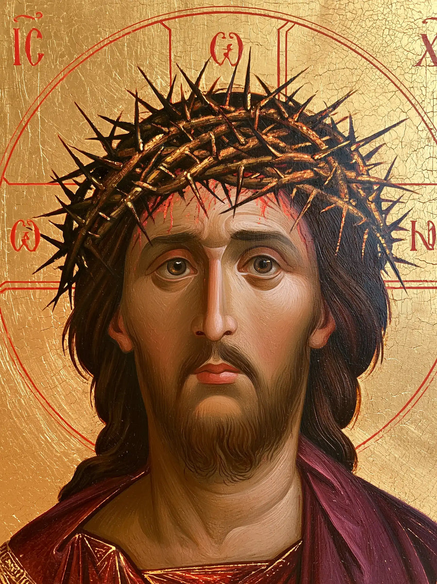 Jesus Crowned with Thorns — Silence in the Golden Oval