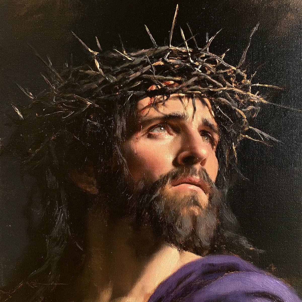 Jesus Crowned with Thorns — Grey Thorns and the Gaze’s Horizon